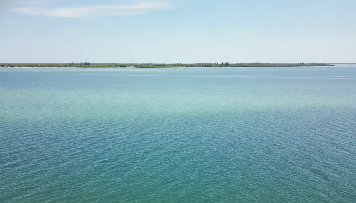Calm water and a quiet dock at the Gulfport marina in Florida